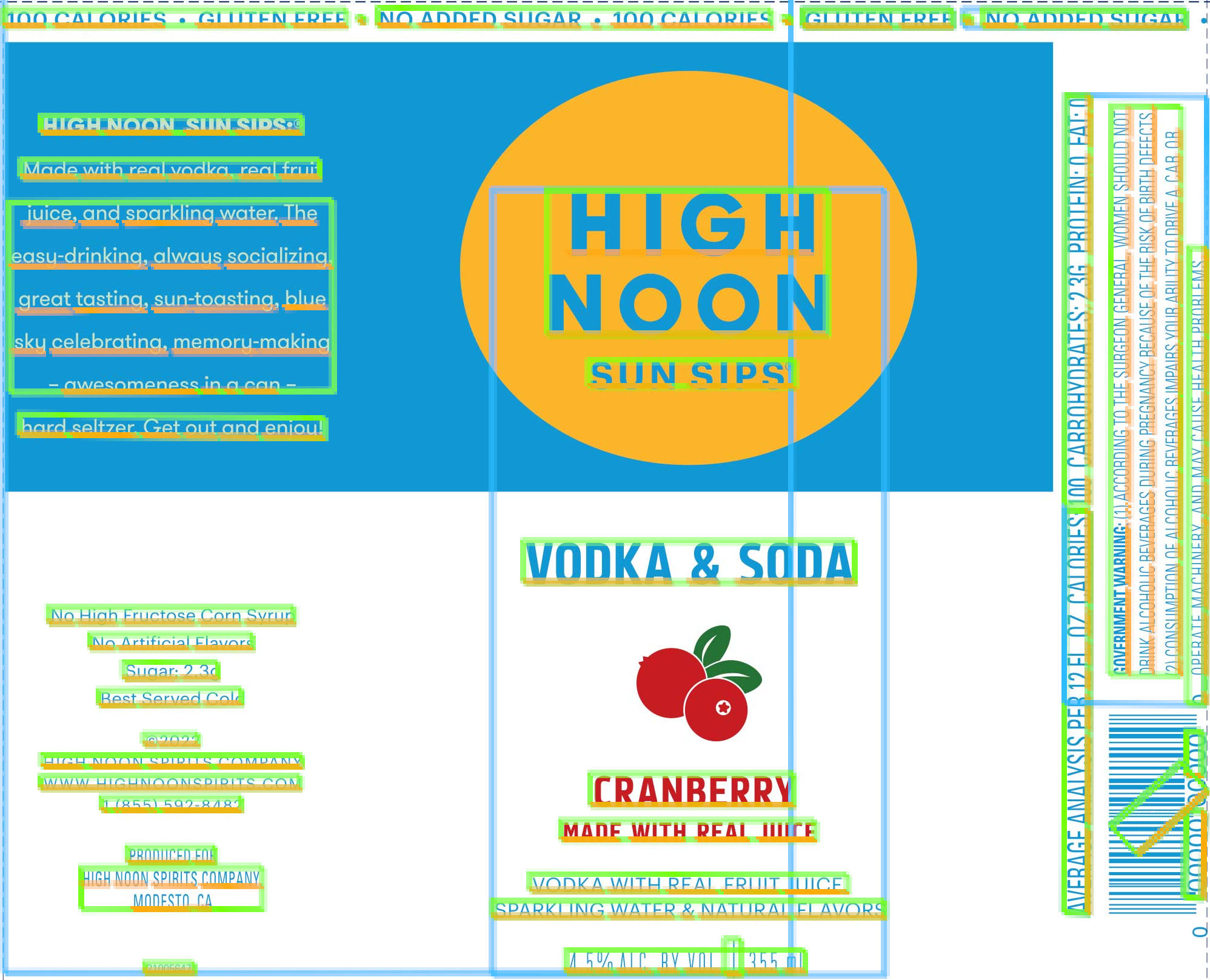 Computer vision extracting data from a whiskey label